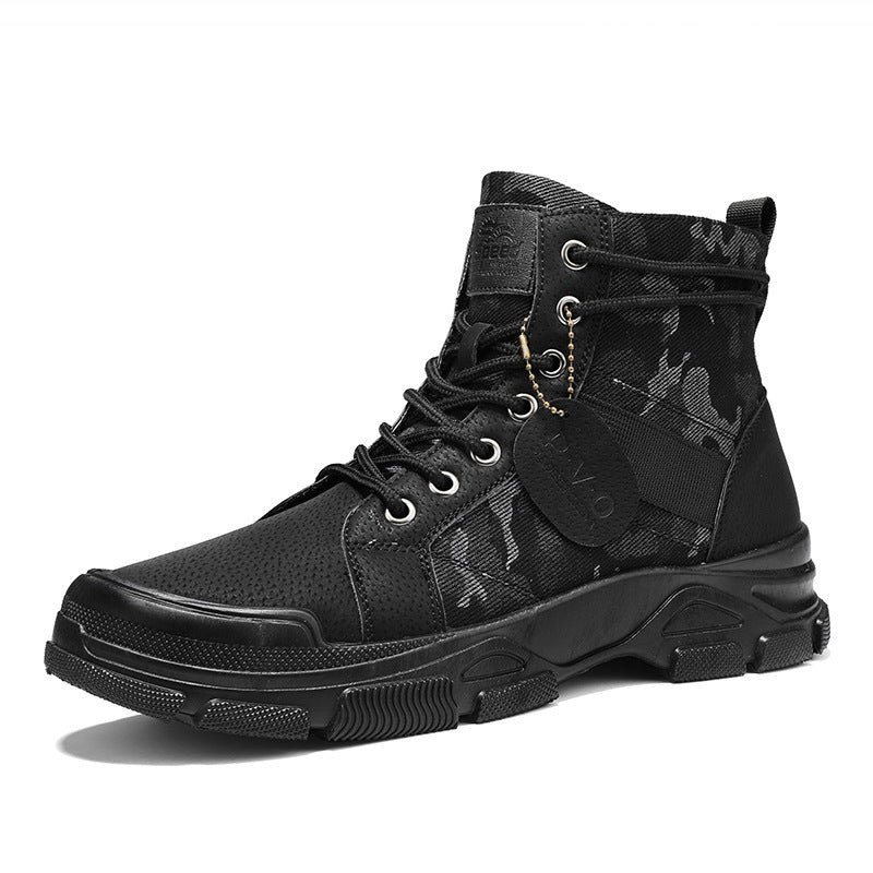 Canvas High-top Outdoor Hiking Boots