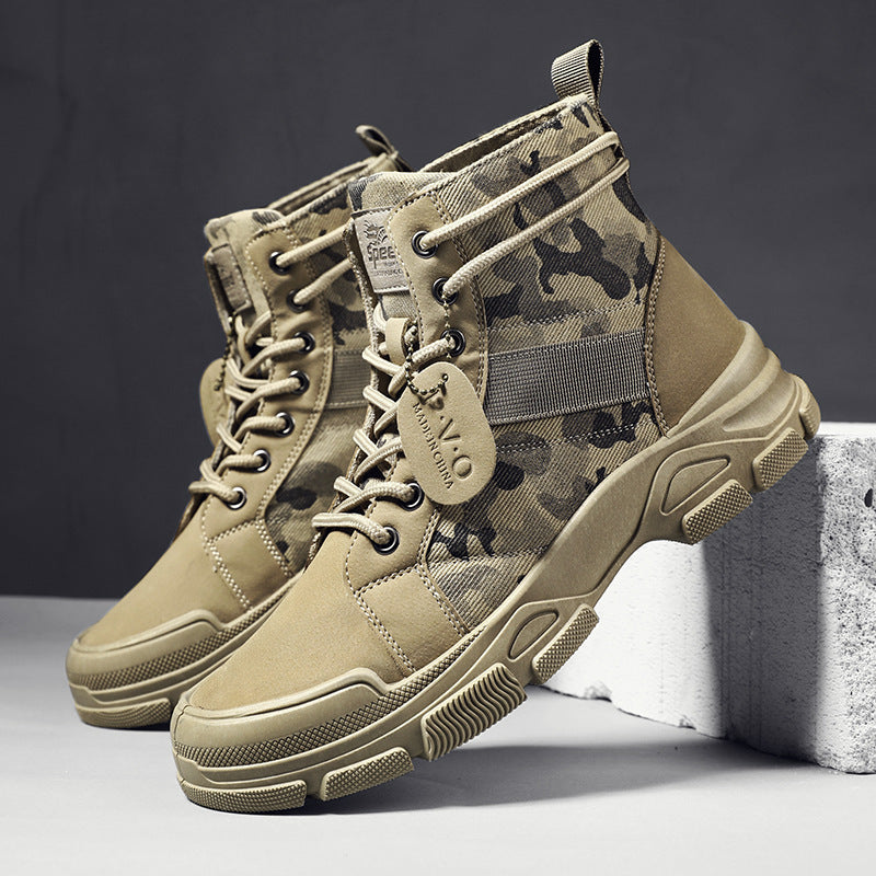 Camouflage Tooling Men Boots