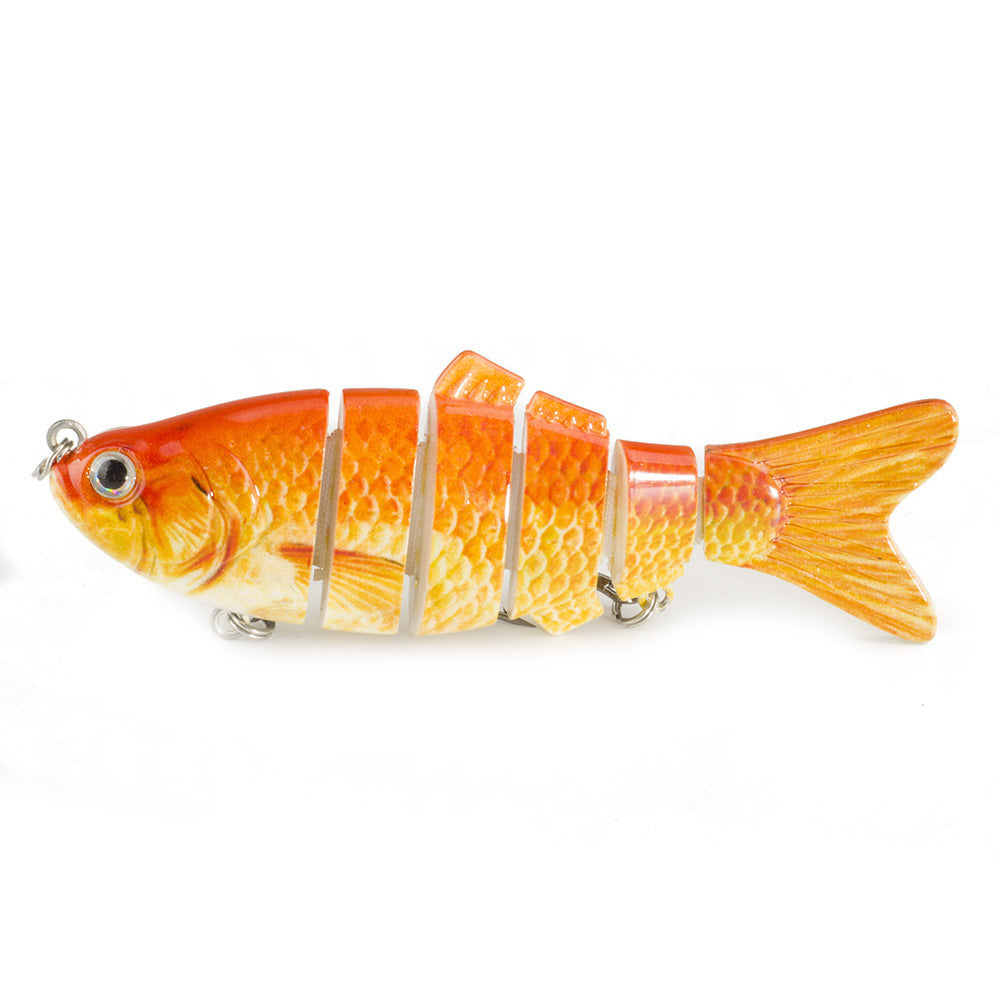 Fishing bait hard bait section