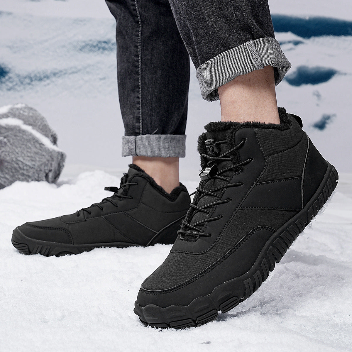 Outdoor Men's Snow Boots