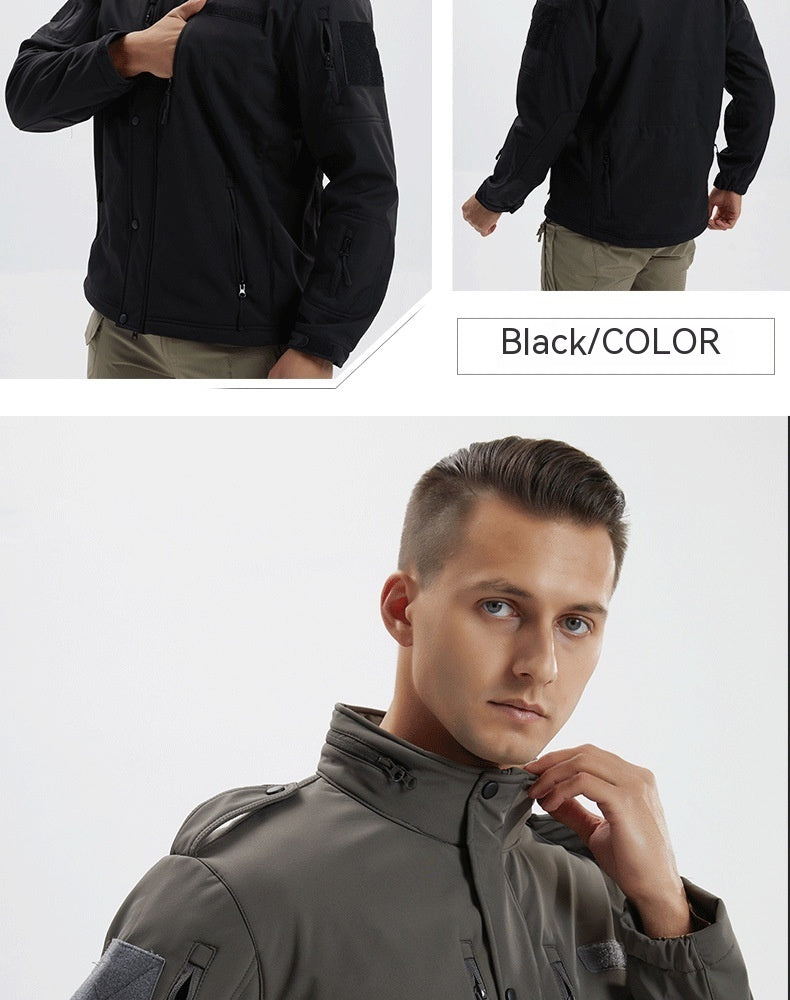 Men's Fleece Camouflage Jacket