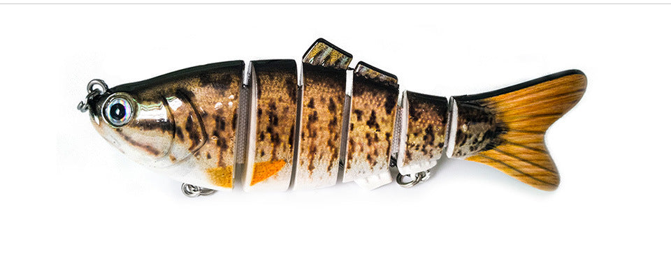 Fishing bait hard bait section