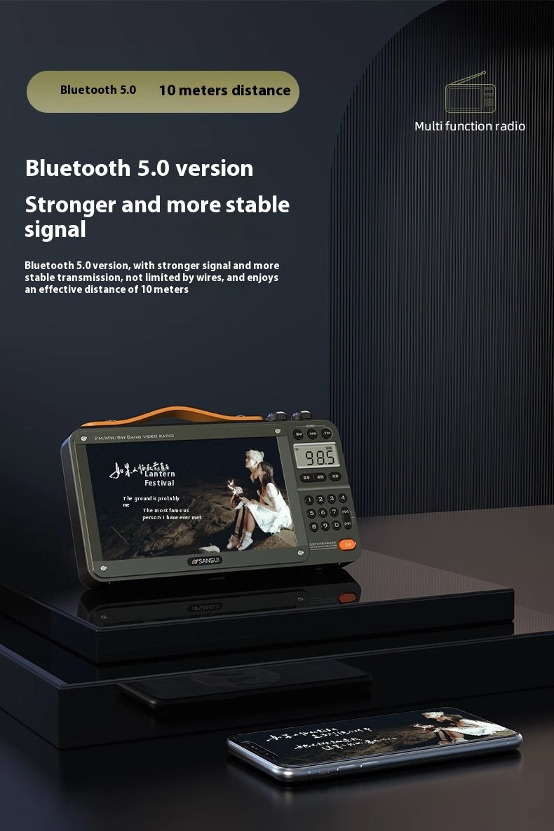 Home Elderly Radio Full Band Bluetooth Speaker