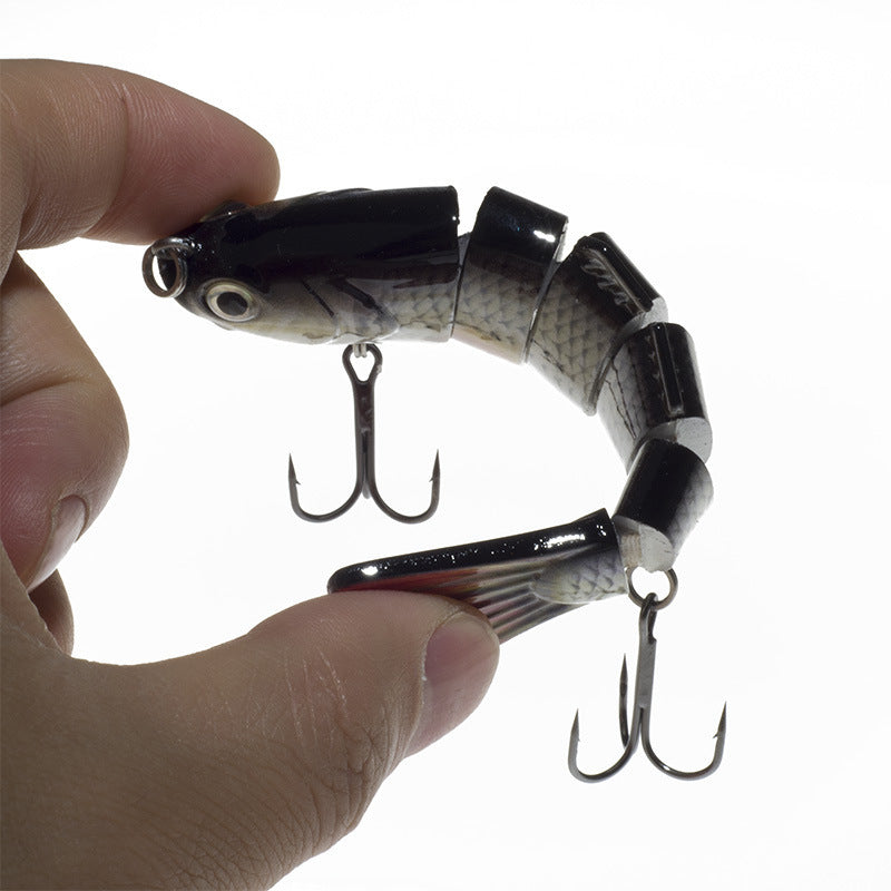 Fishing bait hard bait section