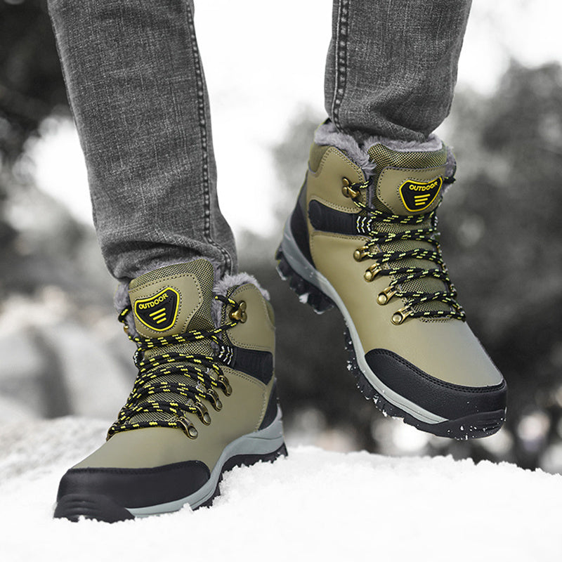 Winter Snow Boots Hiking Lace-up Shoes