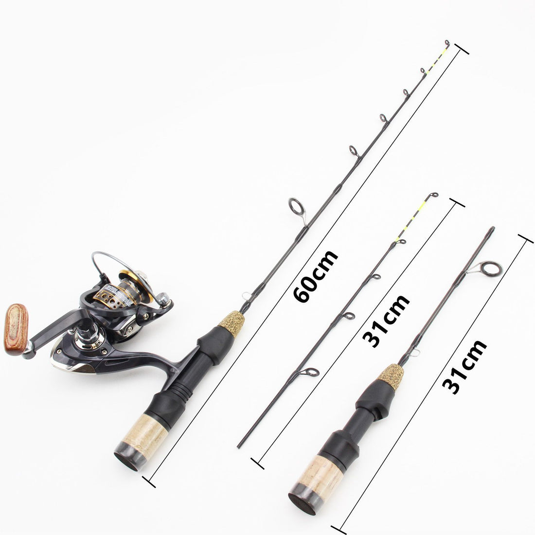 Double Tip Ice Fishing Winter Spinning