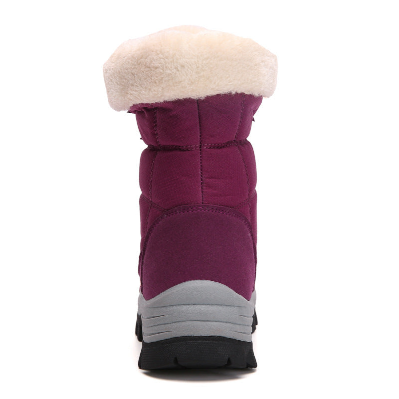 Velvet Warm Cotton Snow Boots