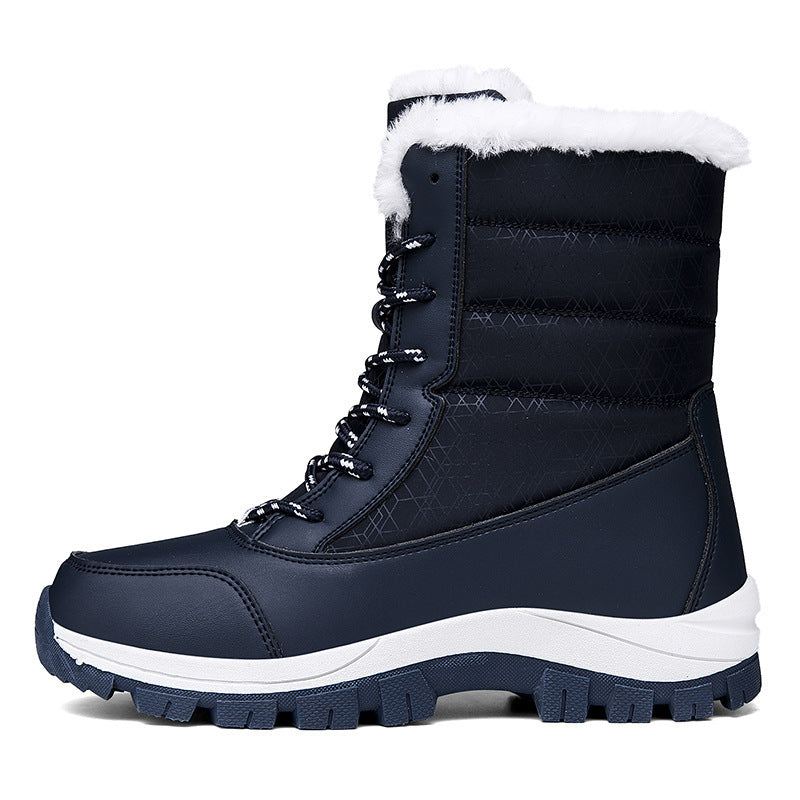 Velvet Warm Cotton Snow Boots