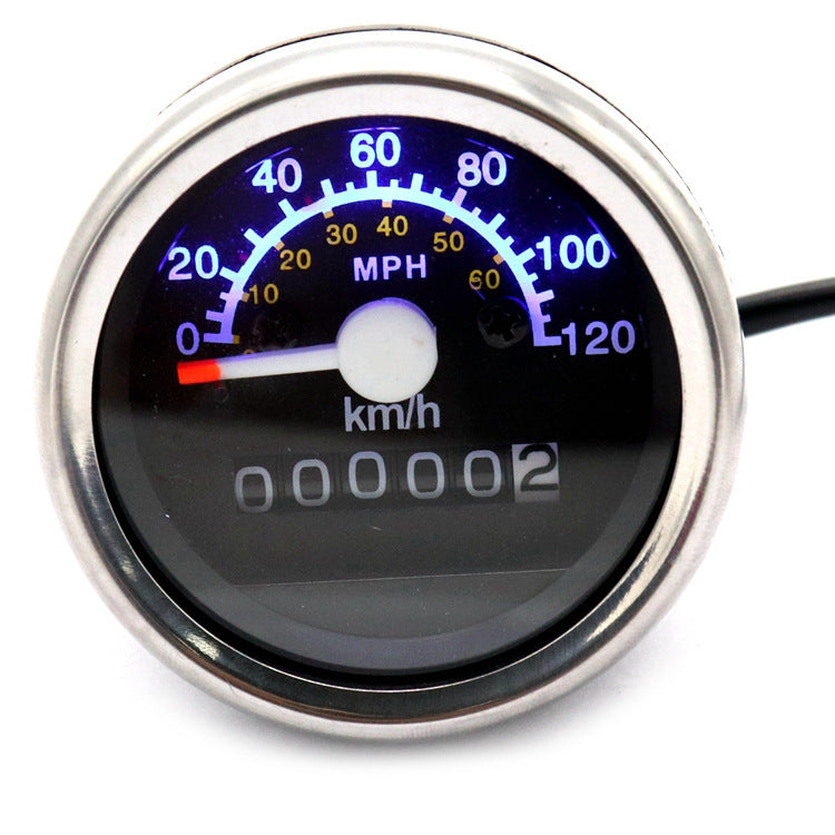 Motorcycle Dual-Scale Speedometer
