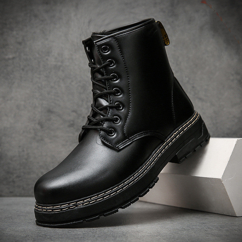 Warm Cashmere Martin Boots Men