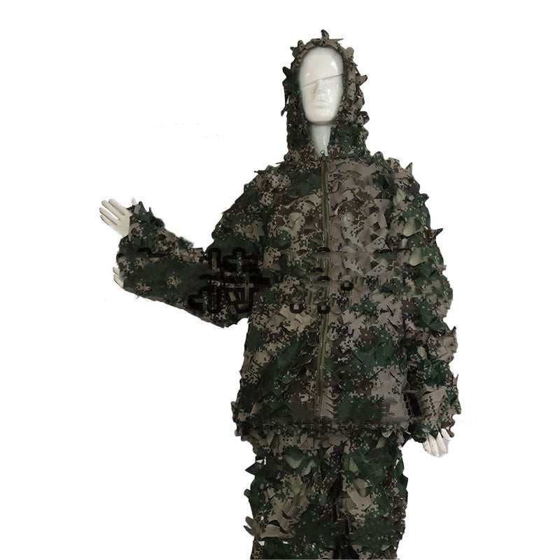 Leaf Jungle Hunting Hooded Camouflage