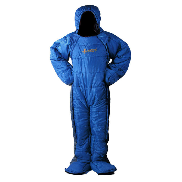 Blue Gray Humanoid Sleeping Bag Camping