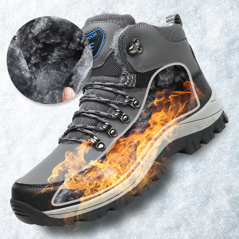 Winter Snow Boots Hiking Lace-up Shoes
