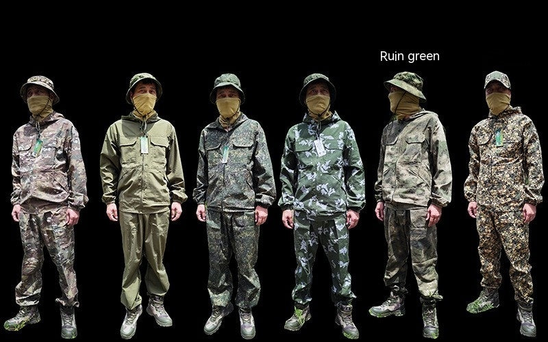 Russian Military Fans Battle Suit Summer Camouflage
