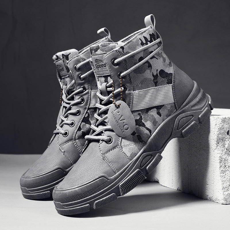 Camouflage Tooling Men Boots