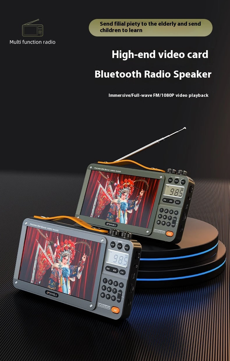 Home Elderly Radio Full Band Bluetooth Speaker