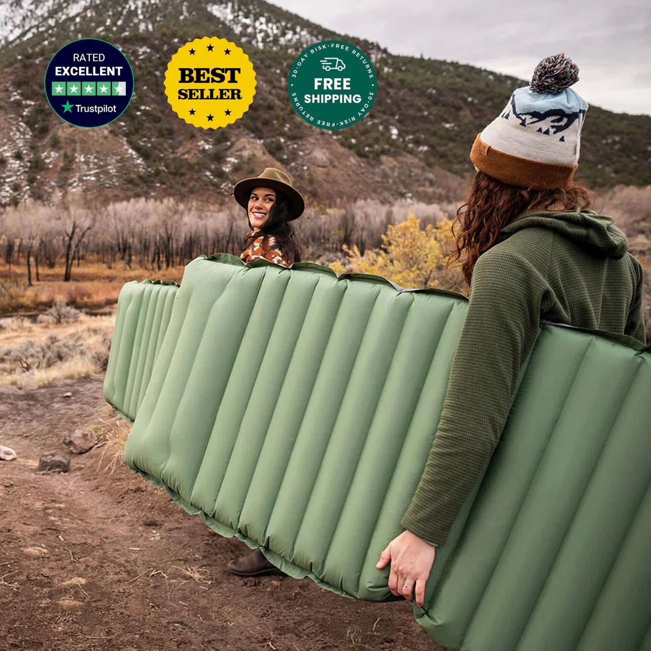 Outdoor Portable Sleeping Mats and Bags