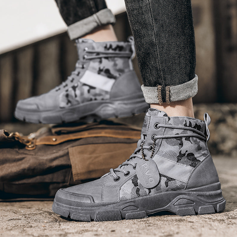Camouflage Tooling Men Boots