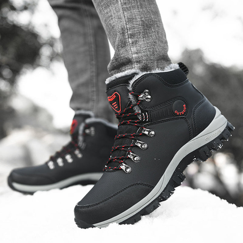 Winter Snow Boots Hiking Lace-up Shoes
