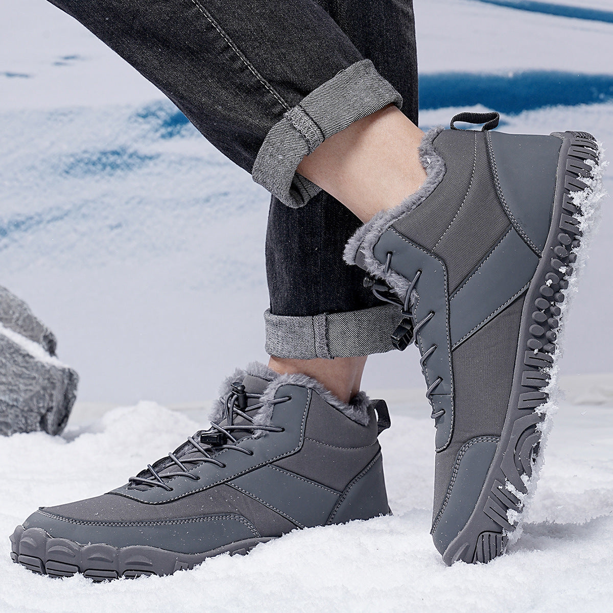 Outdoor Men's Snow Boots
