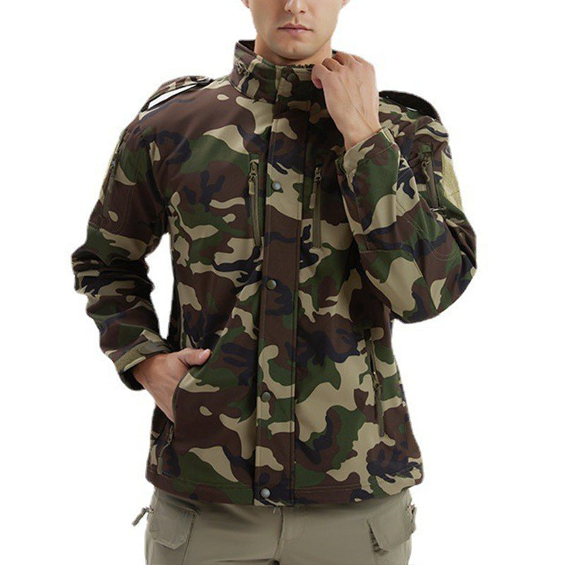 Men's Fleece Camouflage Jacket