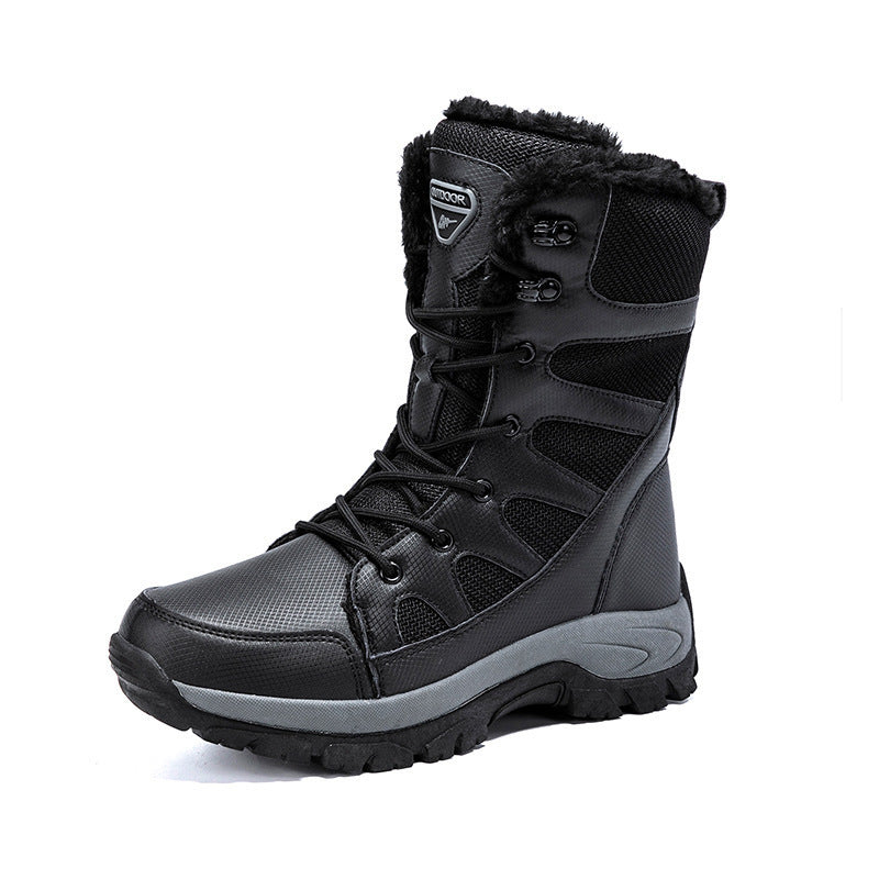 Winter Plus Velvet Army Boots Men's