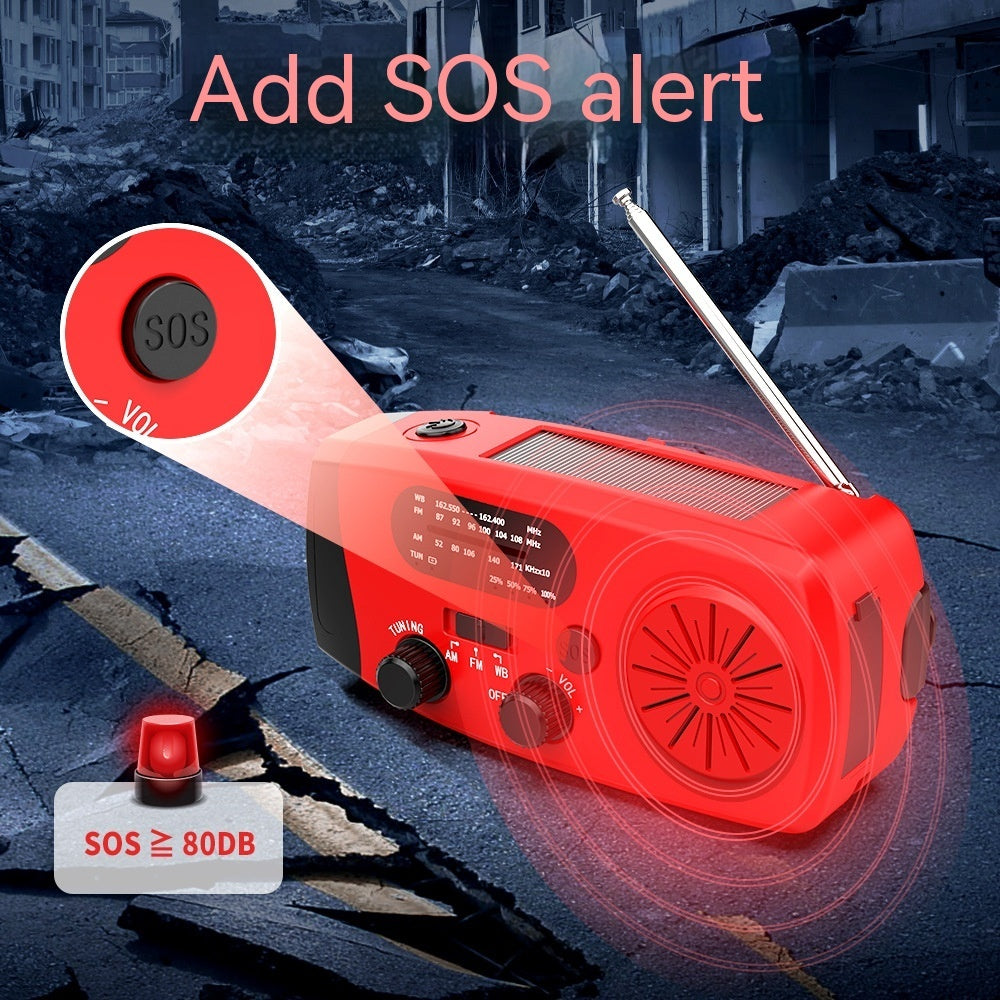 Solar Powered Portable Emergency Radio