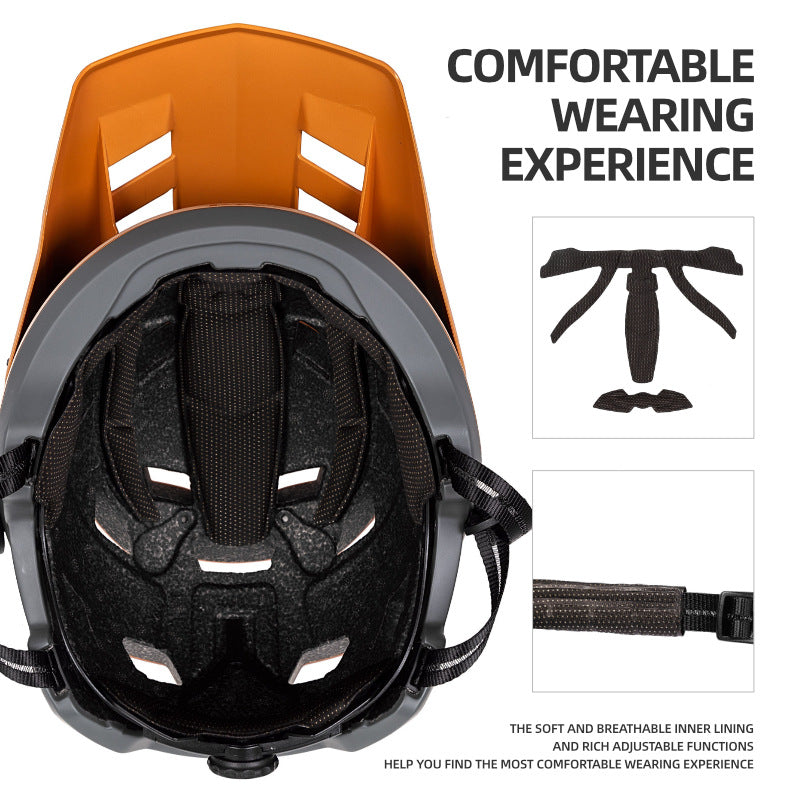 Bicycle Mountain Lightweight Integrated Helmet