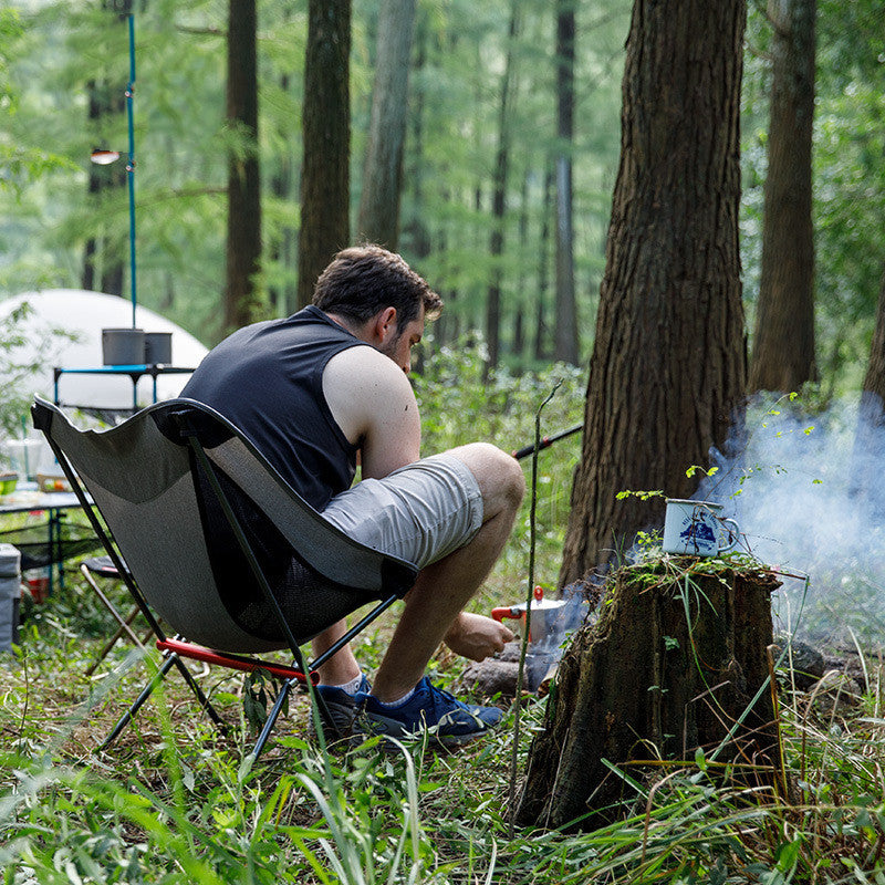 Fashion Backrest Camping Moon Chair