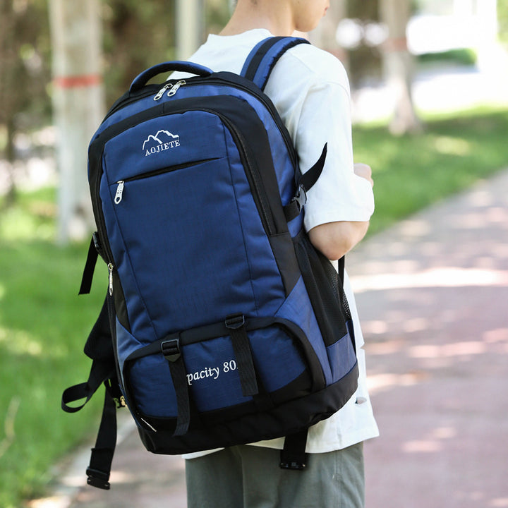 Double Shoulder Backpack Travel Hiking Bag