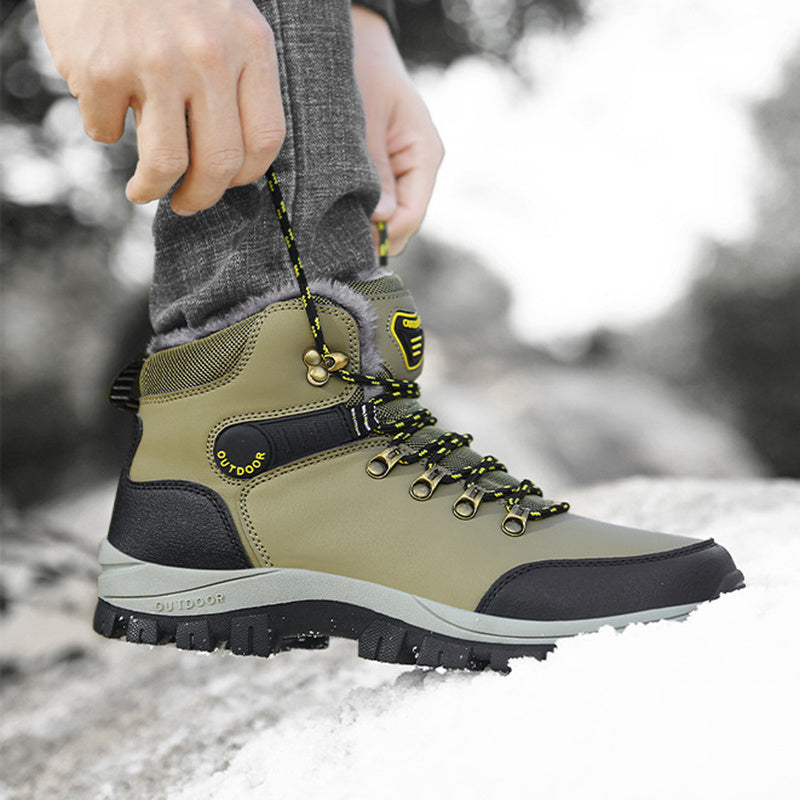 Winter Snow Boots Hiking Lace-up Shoes