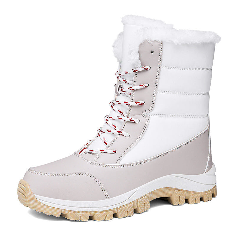 Velvet Warm Cotton Snow Boots