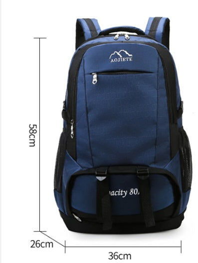 Double Shoulder Backpack Travel Hiking Bag