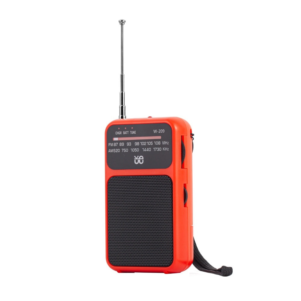 Radio Dual Power Supply With Flashlight