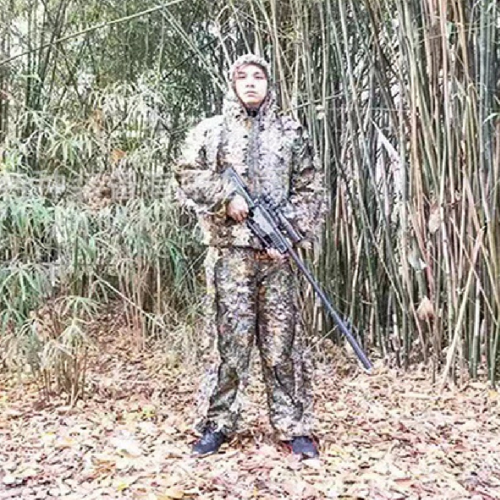 Leaf Jungle Hunting Hooded Camouflage