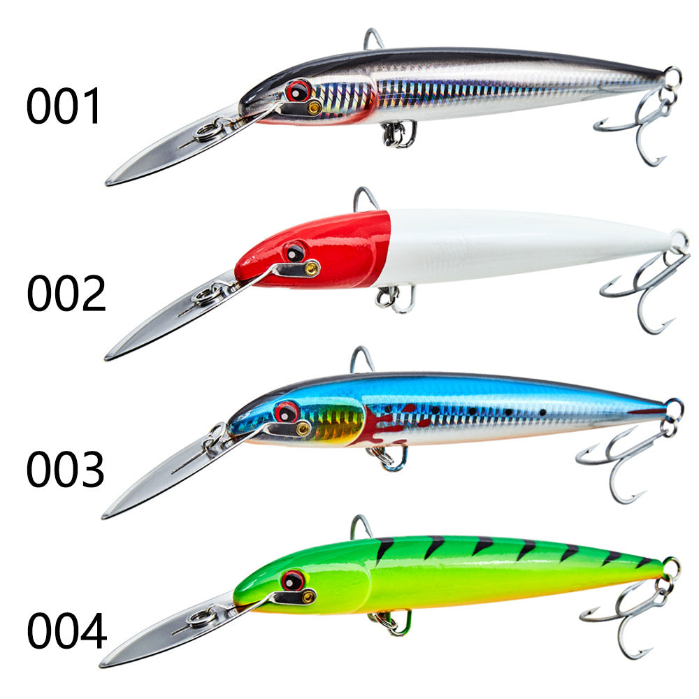 Iron Tongue Plate Mino Large Clear Needle Bait