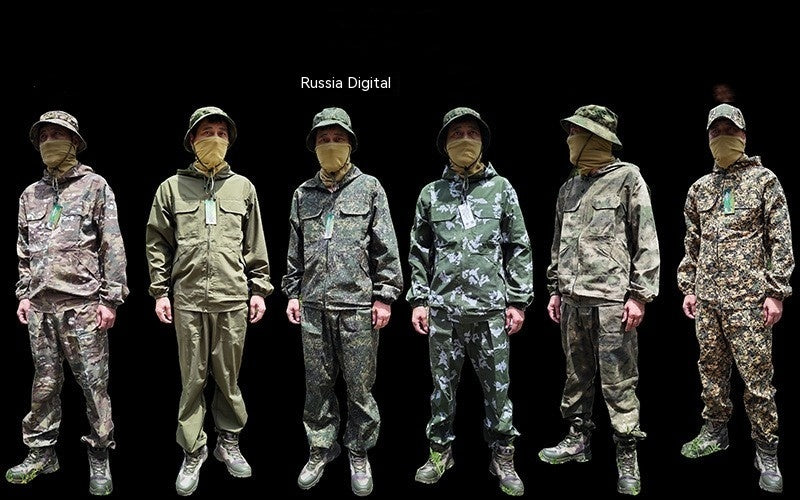 Russian Military Fans Battle Suit Summer Camouflage