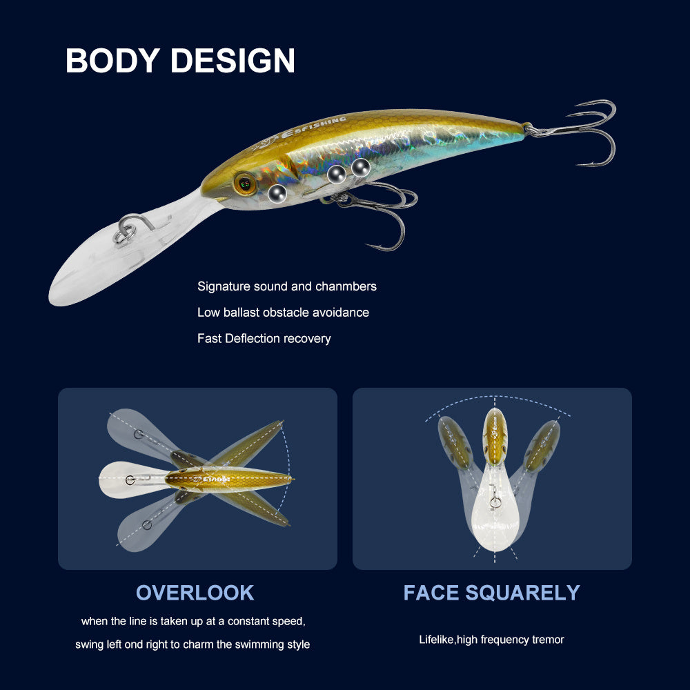 Yuantou Road Subhard Bait Floating