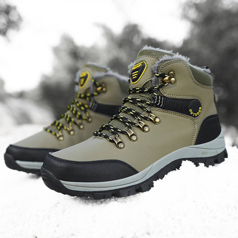 Winter Snow Boots Hiking Lace-up Shoes